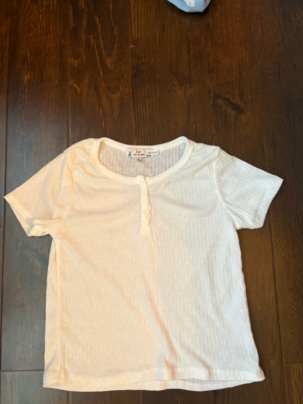 Poof New York white top